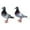2Pcs Style C, variant on Simulation Pigeon Ornaments Artificial Dove Animal Artificial Foam Bird Mini Fake Birds for Kids Garden Decor Easter Gifts Party Favors 1pc Style B