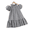 Blue Gray, variant on LYMAYTER 3-7Y Toddler Girls Casual Summer Dress Kids Puff Sleeve Halter Neck Off Shoulder Ruffle Party Dress