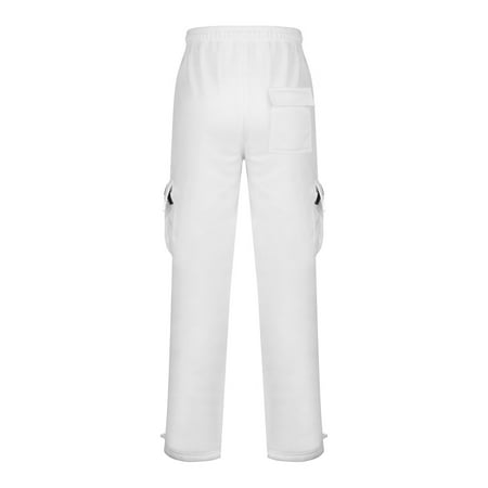 

Mortilo Workout Bra Men s Rope Loosening Waist Solid Color Pocket Trousers Loose Sports Trousers Polyester Night Dress for Women Sleepwear