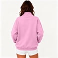 thumbnail image 5 of Mock Neck Sweatshirt Women Fall Fashion Oversized Turtleneck Pullover Long Sleeve Casual Sweatshirts, S-3XL, 5 of 5