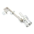 thumbnail image 4 of 2pcs M Size Silver Tone Universal Turbo Sound Whistle Muffler Exhaust Pipe Car Roar Maker, 4 of 6