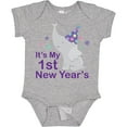 thumbnail image 3 of Inktastic It's My 1st New Year's Elephant Boys or Girls Baby Bodysuit, 3 of 5