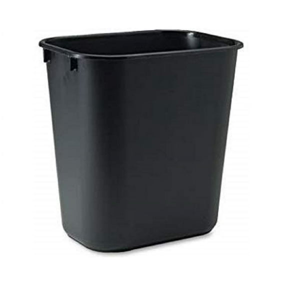 Papelera Rubbermaid Commercial Deskside 13 L, color negro