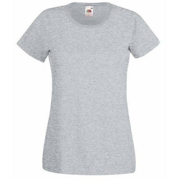 Fruit Of The Loom Ladies/Womens Lady-Fit Valueweight Short Sleeve T-Shirt (Pack