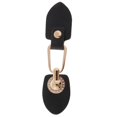 thumbnail image 2 of veasfak 1 Pair Black Leather Toggle Buttons Hook Duffle Coat Fastener Middle, 2 of 6