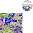 thumbnail image 5 of Coolnut Geometric Bohemian Design Bath Shower Curtain Liners 72x72in Polyester Waterproof Bath Curtains with Hooks, 5 of 6