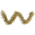 thumbnail image 1 of 9 ft. x 14 in. Gold & Silver Tinsel Garland Tree with 100 Warm White Dura LED Light, 1 of 1