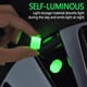 thumbnail image 4 of Fiudx Tapas de Neumáticos Fluorescentes, Cubiertas de Válvula de Ajuste Universal, Accesorios Brillantes de Noche, Material Abs Duradero, Fácil Instalación para Autos, Camiones y Bicicletas, Mejoran, 4 of 6