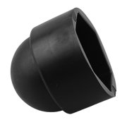 145pcs Protective Cap for Screws Hexagonal Cover Cap Black for Nuts Screws Bolts