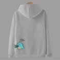 thumbnail image 6 of Couples Matching Dinosaur Hoodie Sweatshirt Cute Cartoon Graphic Pullover Hoodie Soft Hooded Sweatshirt for Men and Women Funny Couple Outfit, 6 of 9