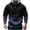 Dark Blue, variant on qucoqpe Men's Plus Size Hooded Sweatshirt Trendy Gradient Zipper Pullover Hoodie Long Sleeve Casual Workwear Blouse Tops with Pockets