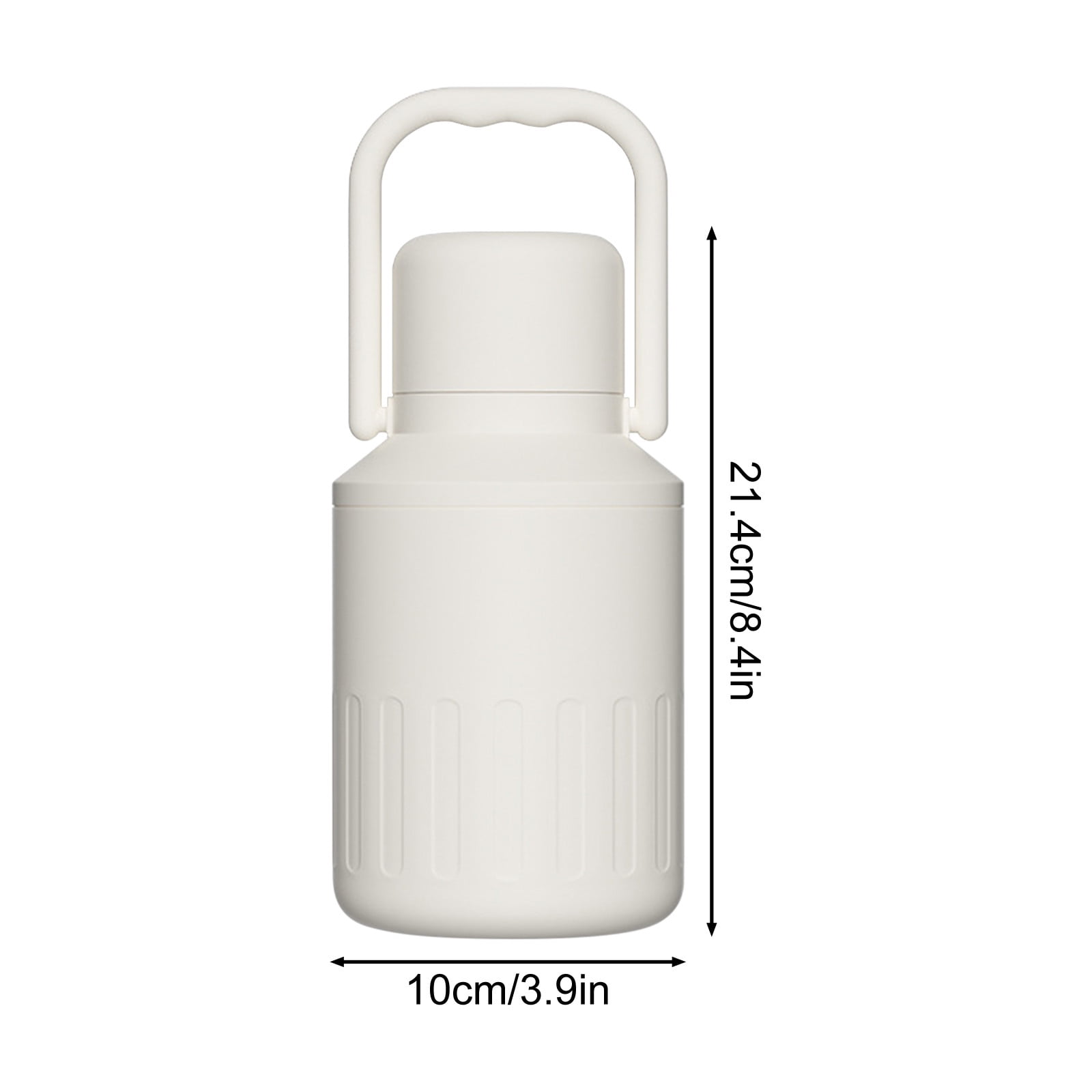 pvdgvd Insulated Gallon Jug with Handle, 1000ML Stainless Steel Vacuum Water Bottle for Hot Cold Drinks, Wide Mouth & Leak-proof, Sweat-proof & Portable for Travel Camping Sports