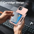 thumbnail image 3 of ELEHOLD Case for iPhone 11 Pro Max, Shockproof Heavy Duty Wallet Case with Hidden Card Holder for Women & Men,Rosegold, 3 of 11