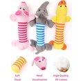 thumbnail image 2 of Yirtree Pet Puppy Chew Squeaker Squeaky Plush Sound Pig Elephant Duck for Dog Sound Toys-Pack of 3, 2 of 7