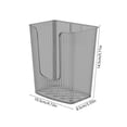 thumbnail image 3 of Face Towel Storage Box Tissue Box Wall-Mounted For Kitchen Bathroom Or Toilet Transparent Inverted Tissue Dispenser, 3 of 6