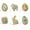 Cookies, variant on FLOPESN 24Pcs Easter Foldable Greeting Card set,DIY Diamond Art Painting with White Envelopes for Festival Holiday