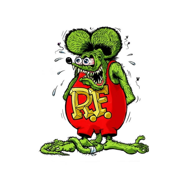 Metal Wall Art Rat Fink Poster Metal Sign 8in X 12in Art Print On Metal 8x12 Walmart Com