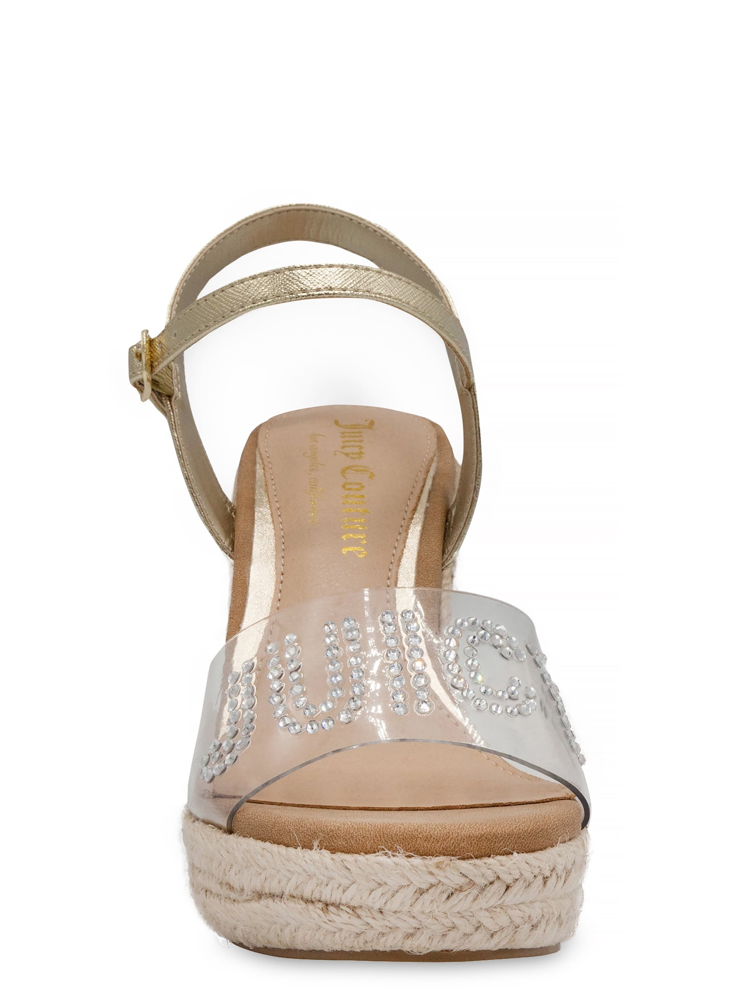 Juicy Couture Women's Cristall Espadrille Wedge Sandal