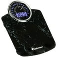 thumbnail image 1 of Báscula híbrida 2 en 1 analógica y digital Adamson para un peso corporal de hasta 400 lb + Vidrio templado grueso + Pantalla extragrande + Báscula digital de baño fácil de leer + Nuevo - Negro mármol, 1 of 5