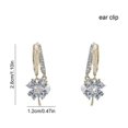 thumbnail image 3 of Purple Crystal Pearl Ear Studs, Allergen-free & Stylish For Various Occasions----White--Product code 71679 White, 3 of 5