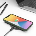 thumbnail image 4 of Red Ember Shockproof Case for iPhone, Ultra Slim Protective Liquid Silicone Matte Finish Phone Case - iPhone 13 Pro Max - Dark Green, 4 of 5