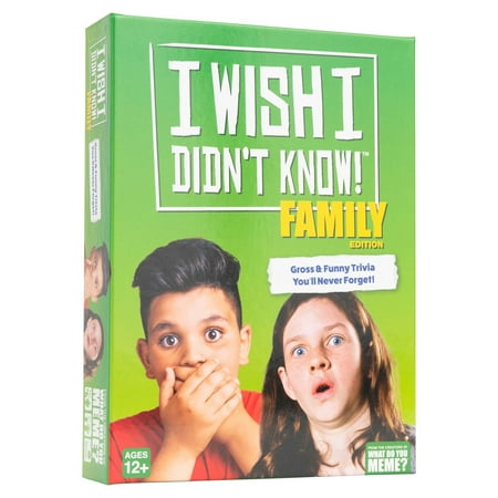 UPC: 0810816030937 | I Wish I Didn t Know! Family Edition – Funny Family Trivia Game by What Do You Meme?