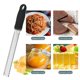 thumbnail image 4 of Lemon Zester & Cheese Grater, Professional Zesting tool for Parmesan, Citrus, Ginger, Nutmeg, Garlic, Chocolate, Fruits, Razor-Sharp Stainless Steel B, 4 of 4
