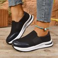 thumbnail image 2 of YOUYEDIAN Sneakers for Women Casual Round Toe Platform Fashion Slip On Sport Sneakers Versatile Comfy Breathable Outdoor Walking Shoes, 2 of 5