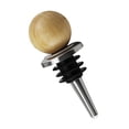 thumbnail image 5 of Jiandong wine bottle stoppers 3pcs Stainless Steel Wood Wine Stopper for Wedding & Party(3.23X1.14X1.14Inch), 5 of 11