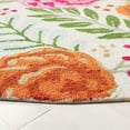 thumbnail image 3 of Safavieh Easy Care Akilah Floral Area Rug, Ivory/Green, 6' x 6' Round, 3 of 7