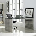 thumbnail image 5 of Modern Contemporary Kitchen Stainless Steel Dining Table Silver, 5 of 5
