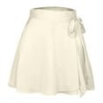 thumbnail image 3 of Women's High Waist A-Line Skirt with Ruffle HemPerfect for Beach School and Daily Wear, 3 of 3