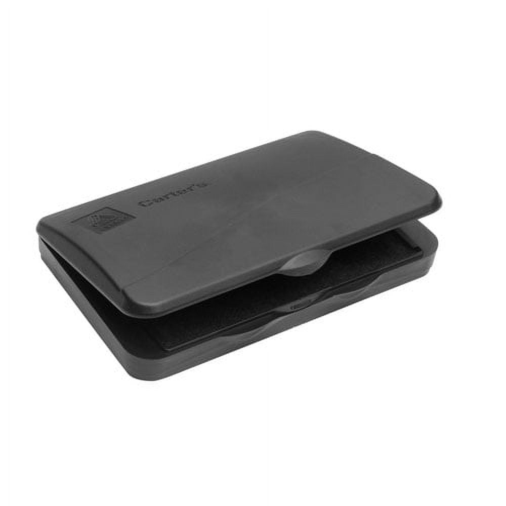 Pre-Inked Felt Stamp Pad, 4.25 X 2.75, Black | Bundle of 5