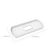thumbnail image 3 of Bandeja de almacenamiento de inodoro | Estante de silicona para grifo de baño - Organizador de drenaje multifuncional - Diseño de panal antideslizante | 1 pieza | Negro Gris Blanco Verde | 35x15x2cm, 3 of 8