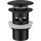 thumbnail image 2 of Sink Drain, Pop-up Sink Drain, Sink Drain with Overflow, Pop Up, Black, 2 of 4