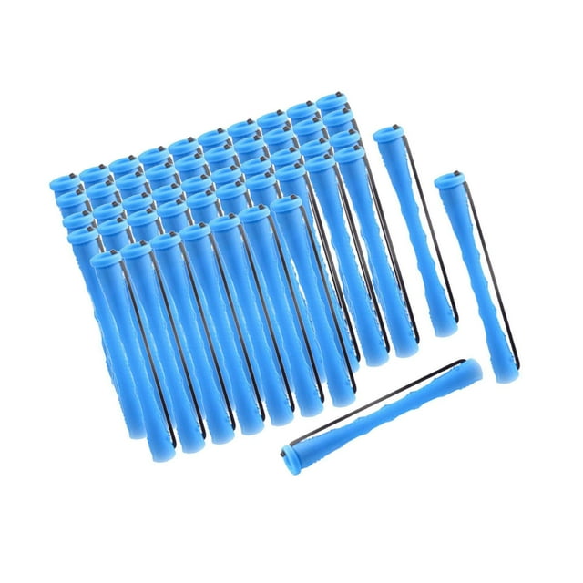 Curl Cold Wave Perm Rods curlers short Curling Hair Curly Wavy Rod Set Women Girls 50Pcs 0.9cm