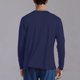 thumbnail image 4 of pstuiky camisas de manga larga para hombre, Camiseta informal de manga larga con cuello redondo para hombre, color liso, transpirable, para correr y hacer ejercicio camisetas de hombre xxl, 4 of 8