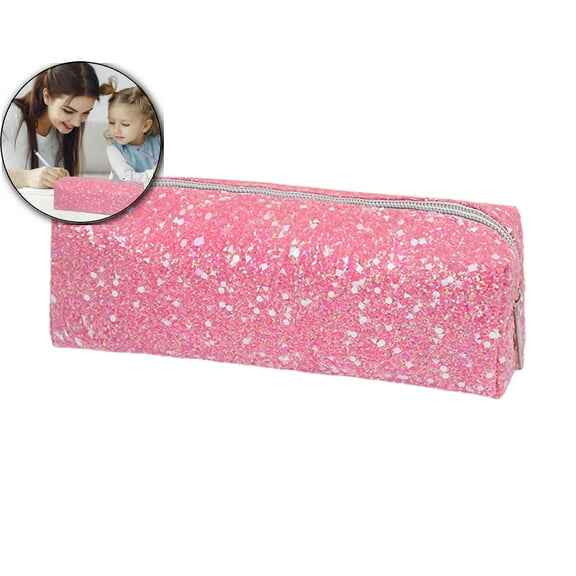 Dvruxg Oxford Cloth Cosmetic Pouches with Dual Zippers – Multi-Functional Stationery Bags for Office, Travel & Cosmetic Storage