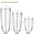 thumbnail image 3 of Generic 2-piece blender jug set - Replacement 700 ml, 500 ml, 3 of 5