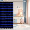 thumbnail image 3 of Erosebridal Linear Geometric Shower Curtain 72Wx84L,Modern Minimalist Stripes Bathroom Shower Curtain, 3 of 5