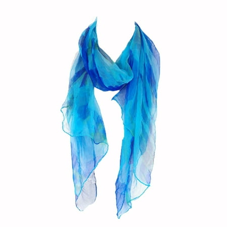Burberry Silk Scarf - Zodaca Fashion Women Ladies Lightweight Soft 100% Silk Scarf Wrap Shawl for Women