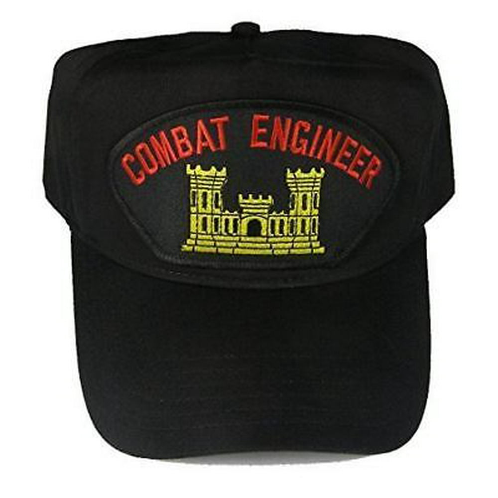 US ARMY COMBAT ENGINEER HAT CAP CASTLE BRANCH INSIGNIA VETERAN ESSAYONS
