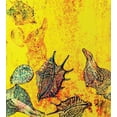 thumbnail image 3 of Ambesonne Ocean Duvet Cover Sets, Seashells Animal Grunge, 2-King, Yellow Teal, 3 of 7