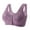 Purple, variant on Warners Bras For Women, Comfortable Unlined Wireless Lift T-Shirt Bra With Beauty Back Solid Underwear Gathering Underwear