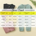thumbnail image 3 of Riecok Newborn Baby Boys Girls Rompers Long Sleeve Round Neck Solid Color Onesie Newborn Baby Cotton Onesie Yellow 3 Months, 3 of 3