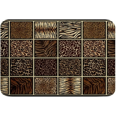 

Animals Skin Print Bath Mats Tiger Leopard Bathroom Mats Rugs Wild Animals Fur Print Rug Carpets Floor Mat Bathroom Decorationsches for Kitchen Bedroom Door Mat 24x16 Inch