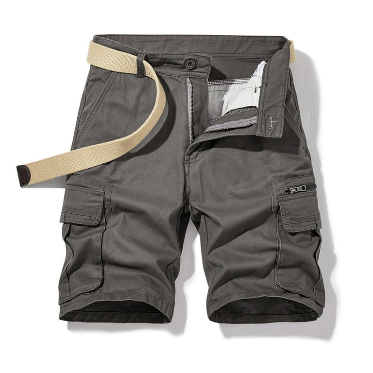 Men's Cargo Shorts Relaxed Fit Lightweight Short Pants Multi Pocket Casual  Outdoor Twill Cargo Short with 8 Pockets