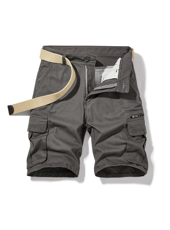 Zipper Pocket Shorts Men