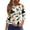 Complexion #045, variant on Womens Halloween Shirts Bat Pumpkin Crew Neck Spooky Tunics Ghost Skeleton 2026 3/4 Sleeve Funny Tops M