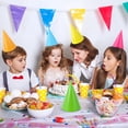 thumbnail image 3 of 10 Pcs Party Cone Hats Bulk DIY Birthday Party Assorted Colors Cone Hats Colorful Dress up Decorations for Funny Kids and Adults Birthday Baby Shower Decorations, 8 Colors, 3 of 5